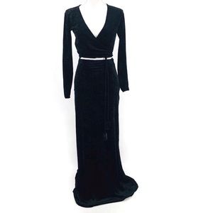 Jenny Packham Runway Velvet Skirt Jacket 10